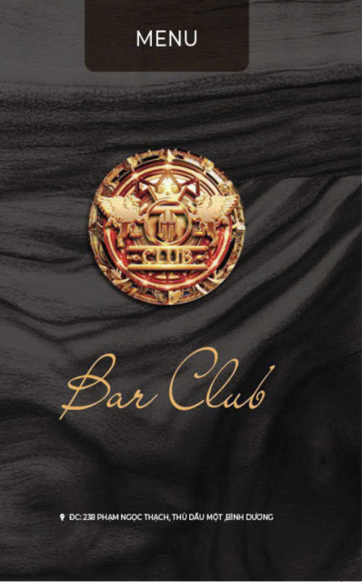 The menu